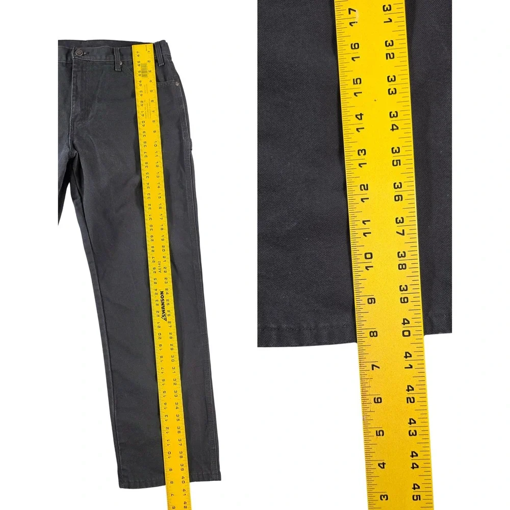 Dickies Carpenter Work Pants Men's 34x30 Black Utility Workwear